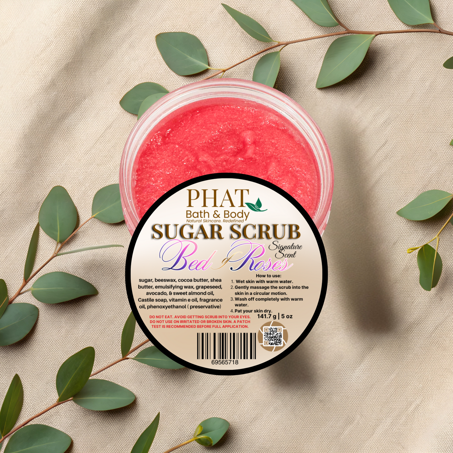 Bed of Roses Sugar Scrub - 5 oz
