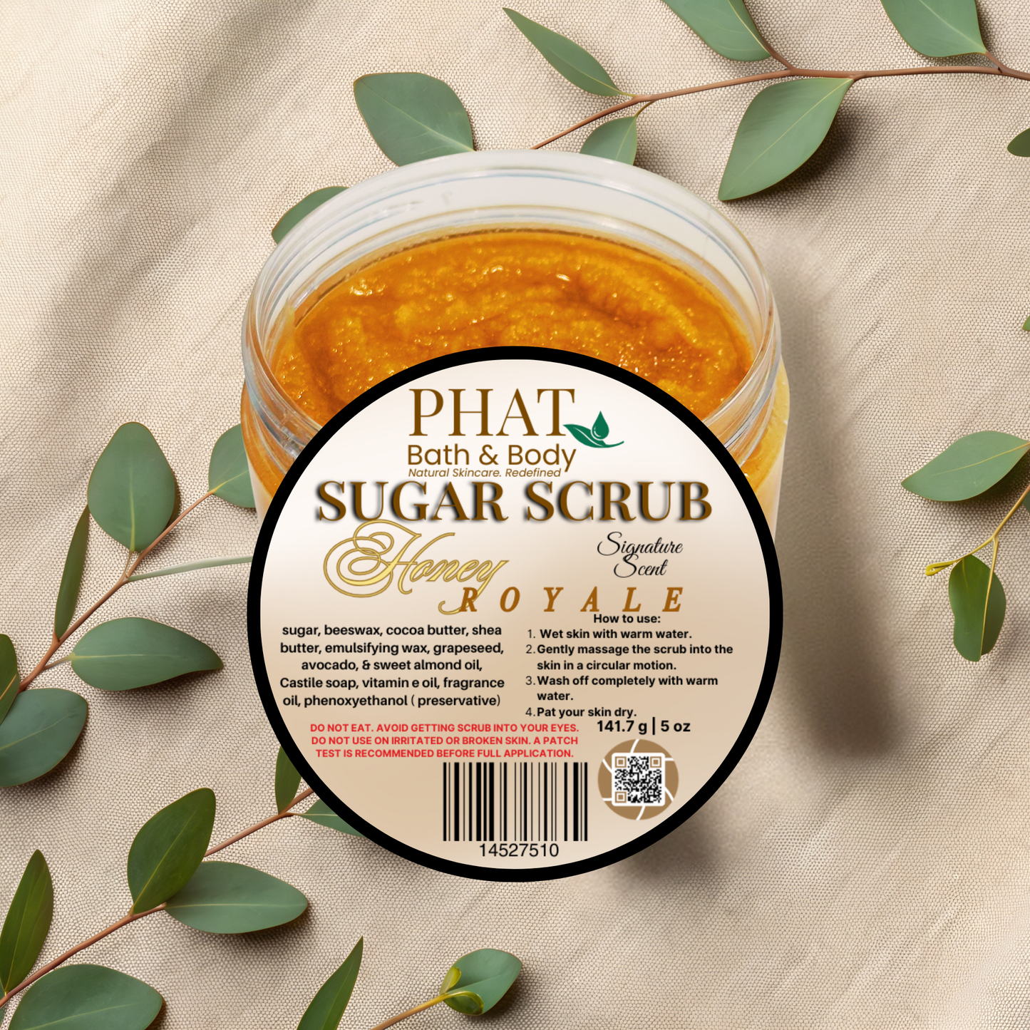 Honey Royale Sugar Scrub - 5 oz