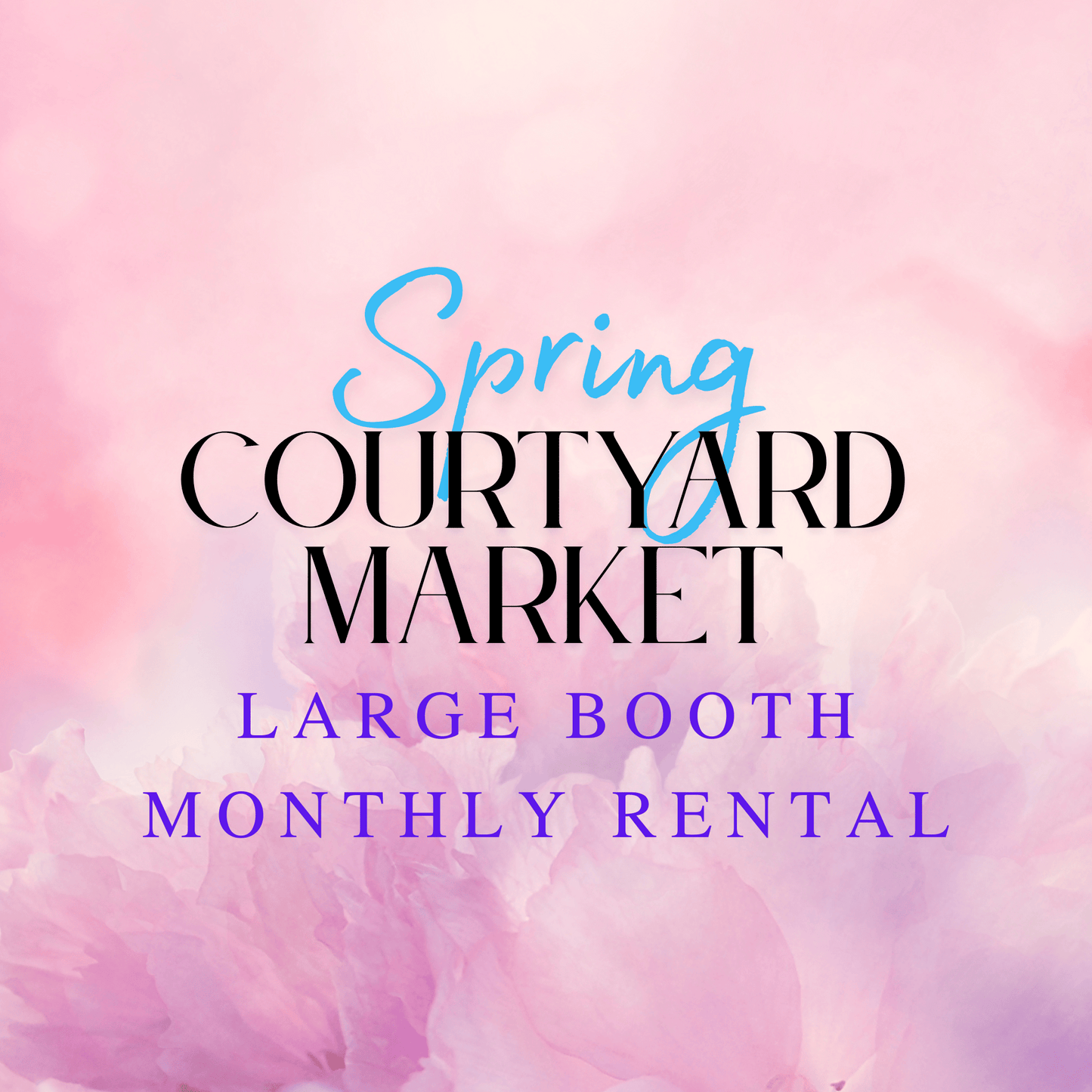 Large Booth Monthly Renta