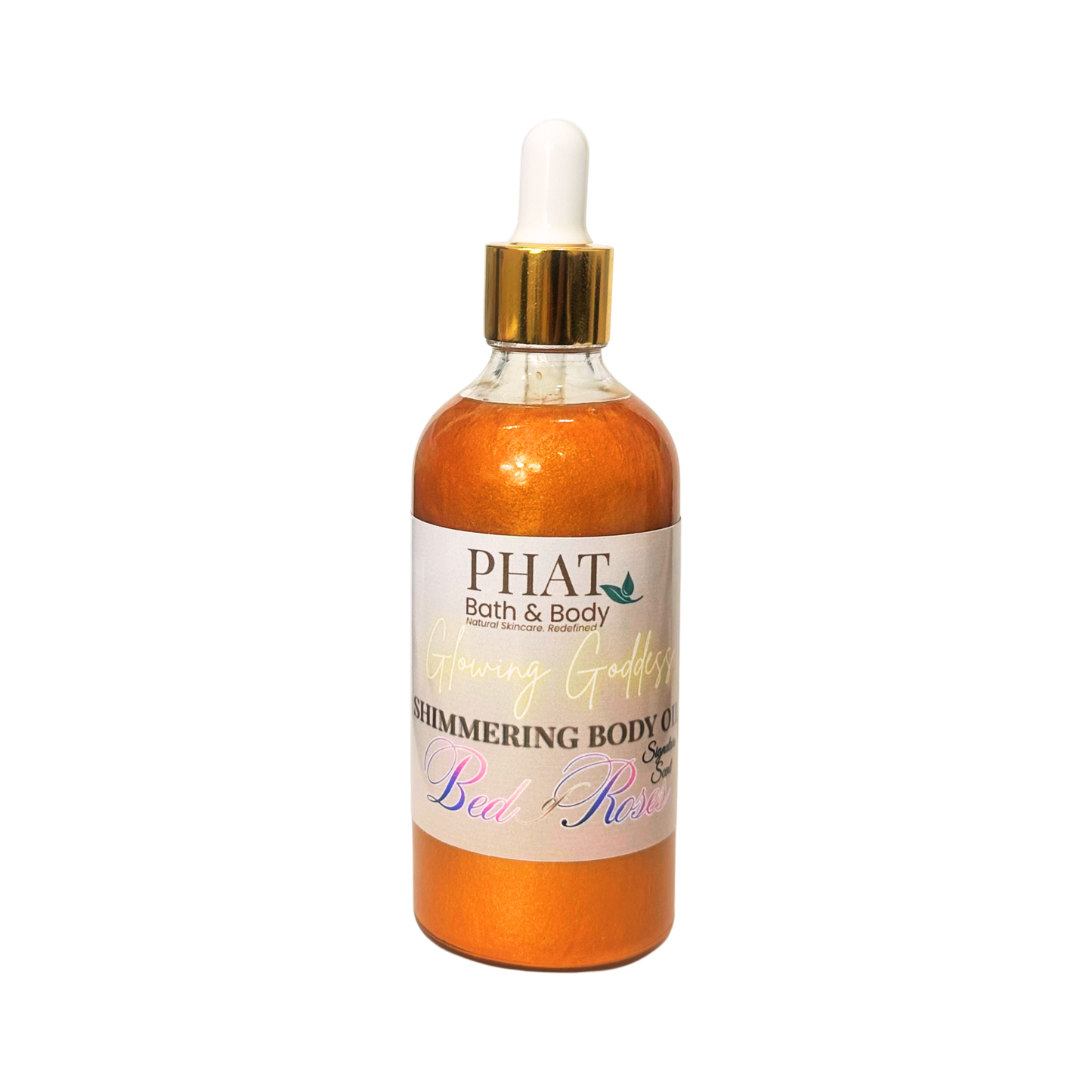 Bed of Roses Glowing Goddess Shimmer Body Oil - 3.17 oz