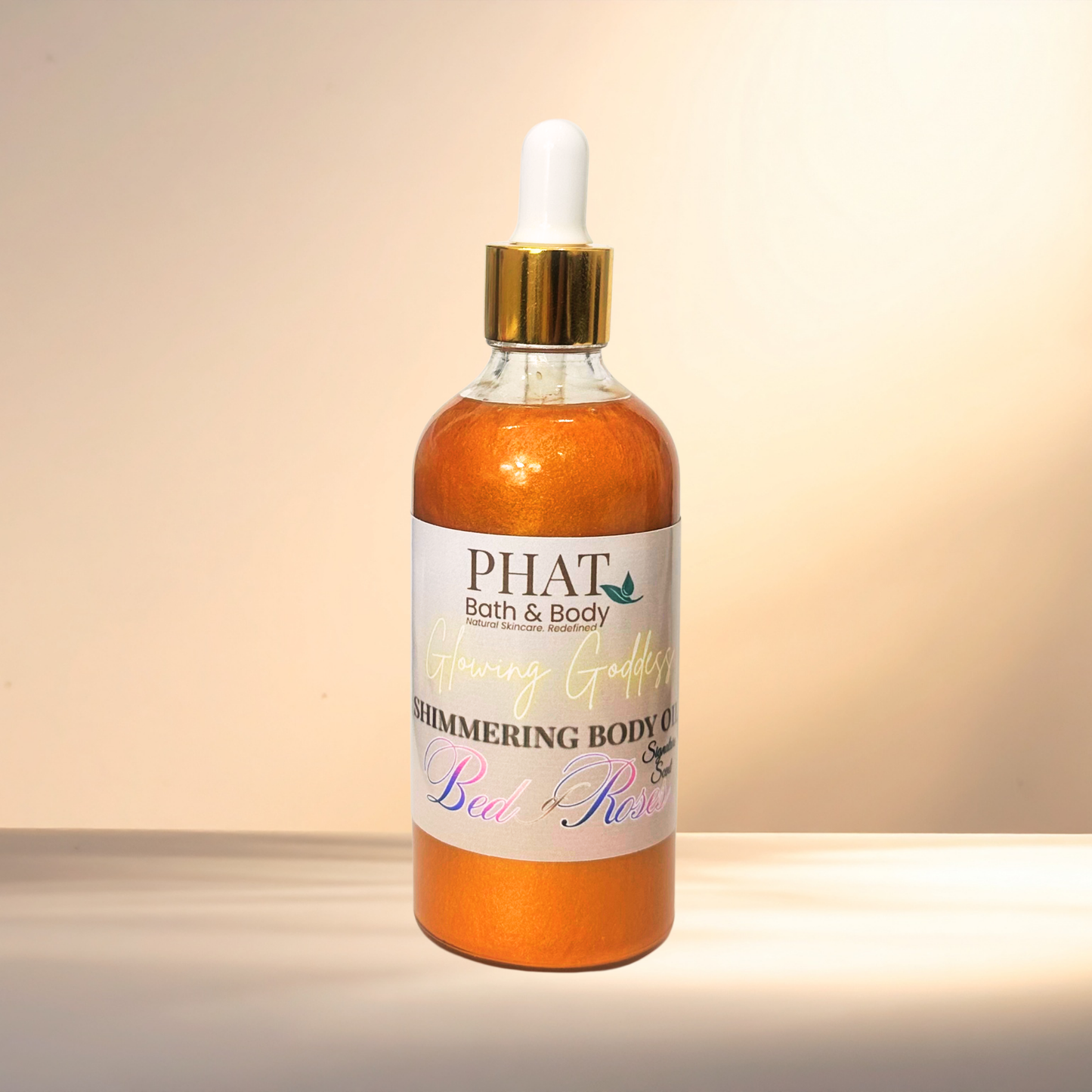 Bed of Roses Glowing Goddess Shimmer Body Oil - 3.17 oz