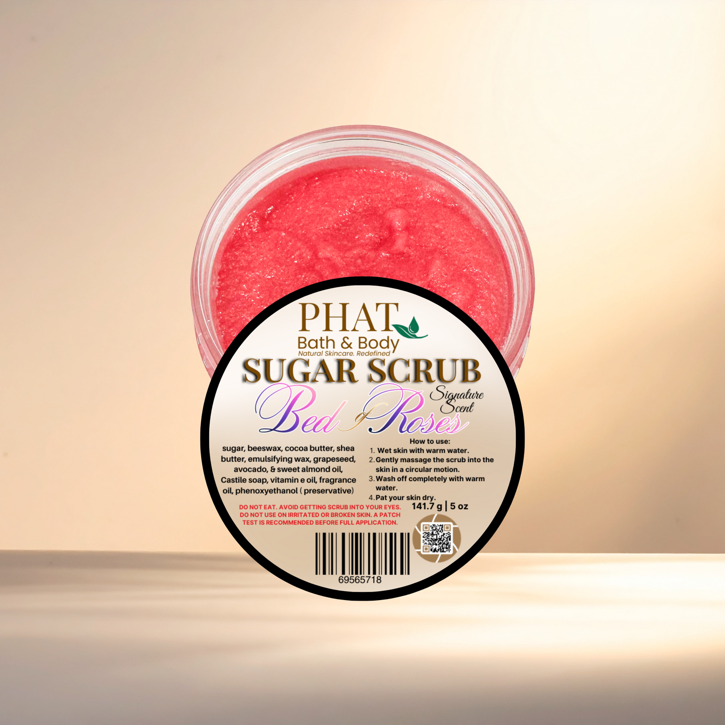 Bed of Roses Sugar Scrub - 5 oz