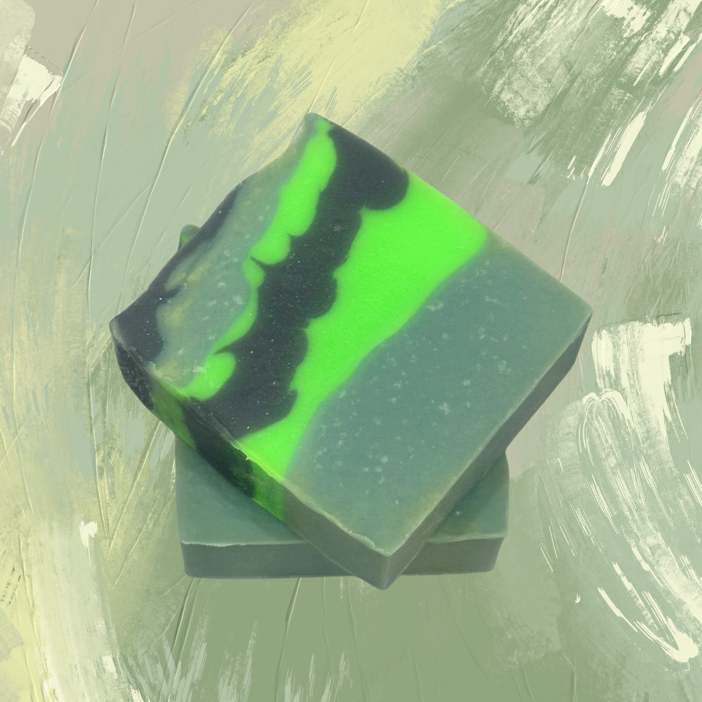 Black Moss Bar Soap for Men