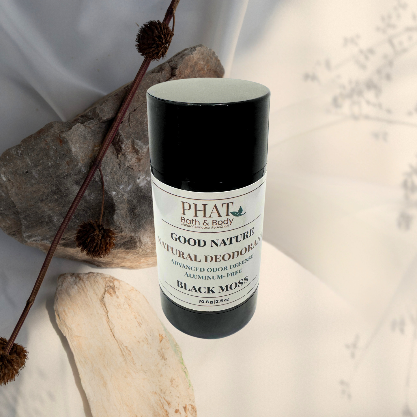 Black Moss Good Nature Deodorant for Men - 2.5 oz