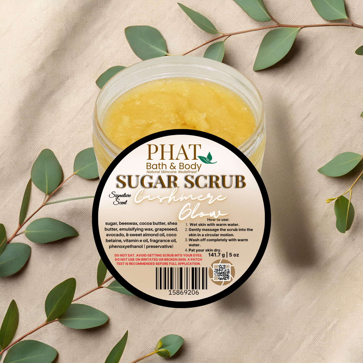 Cashmere Glow Sugar Scrub - 5 oz