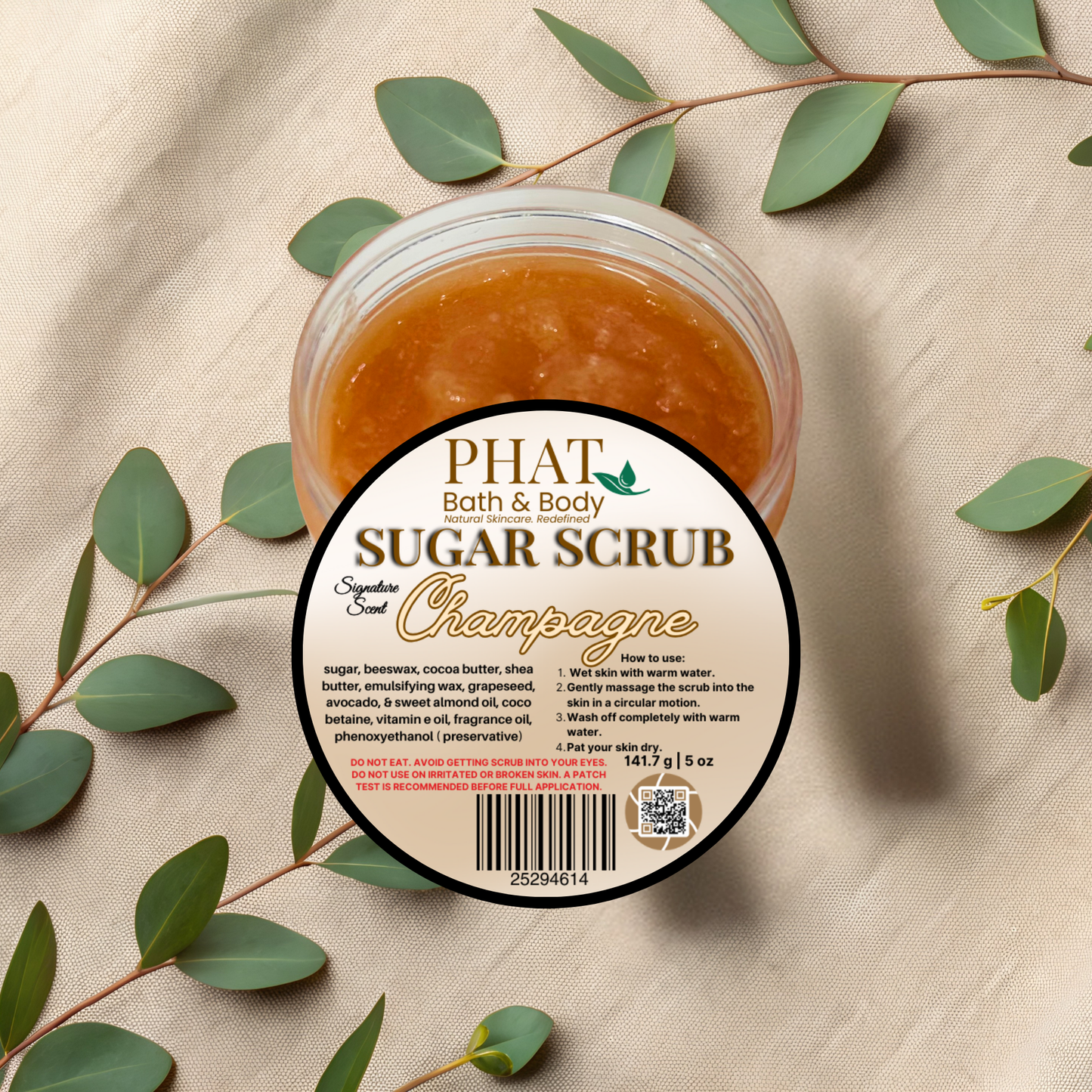 Champagne Sugar Scrub - 5 oz
