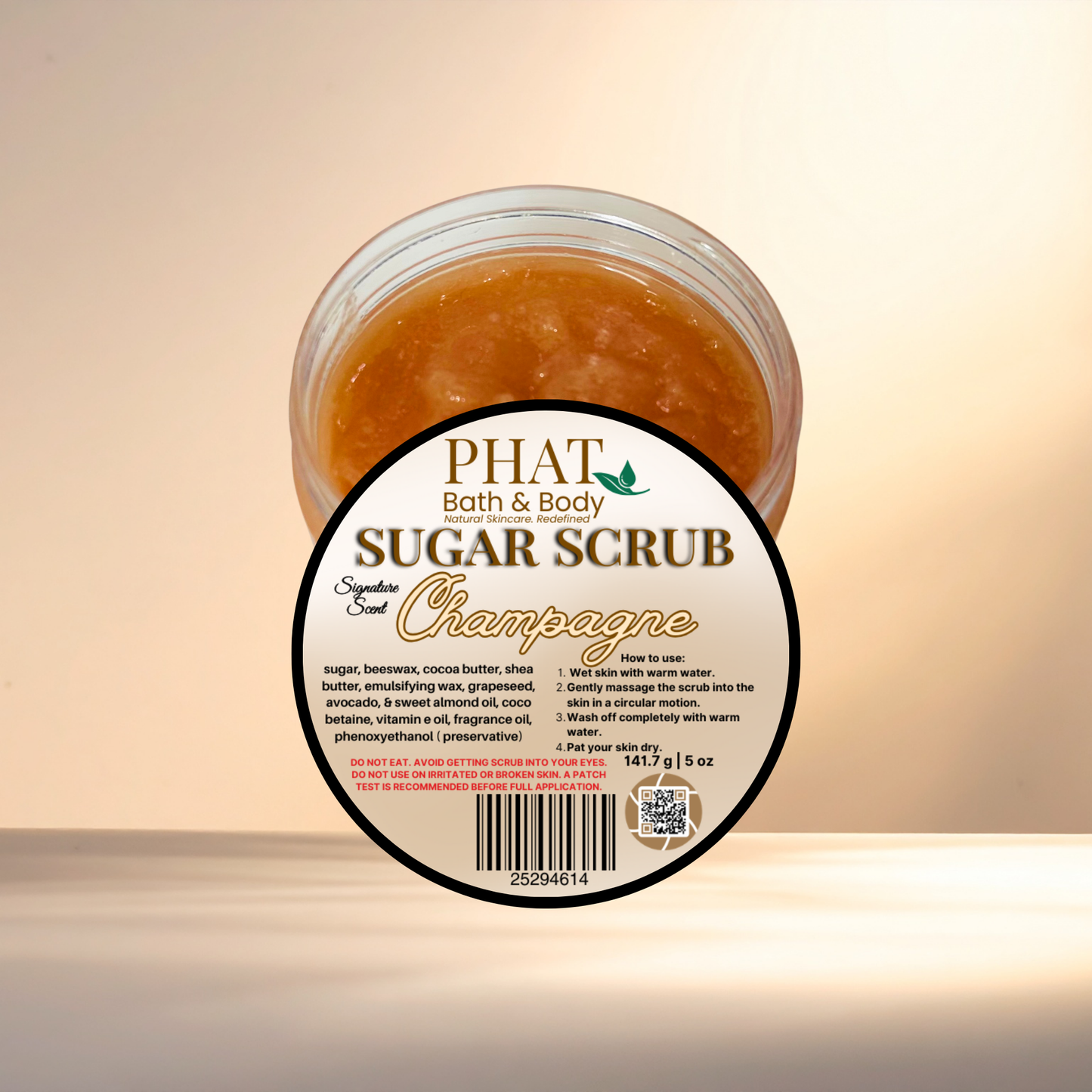 Champagne Sugar Scrub - 5 oz