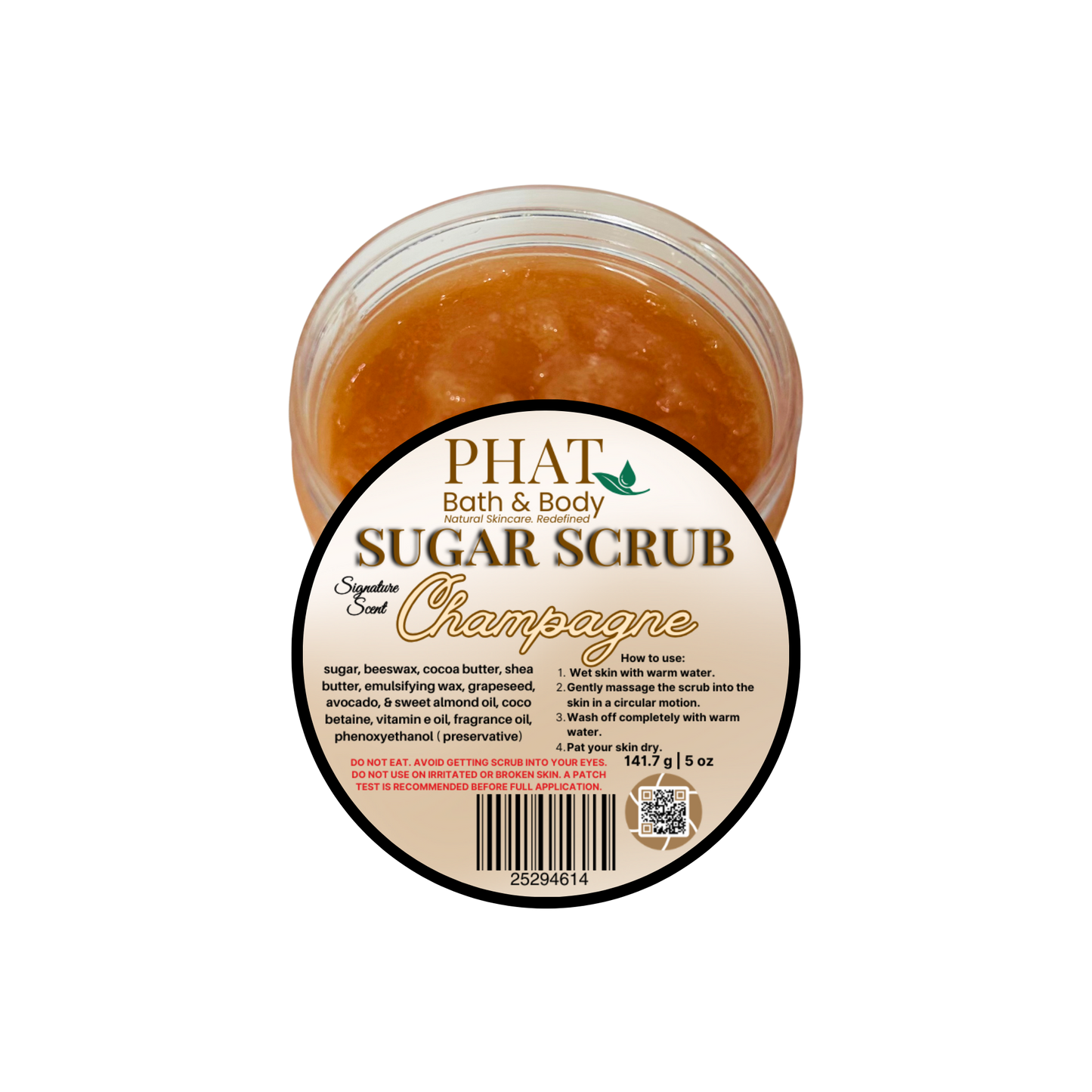 Champagne Sugar Scrub - 5 oz