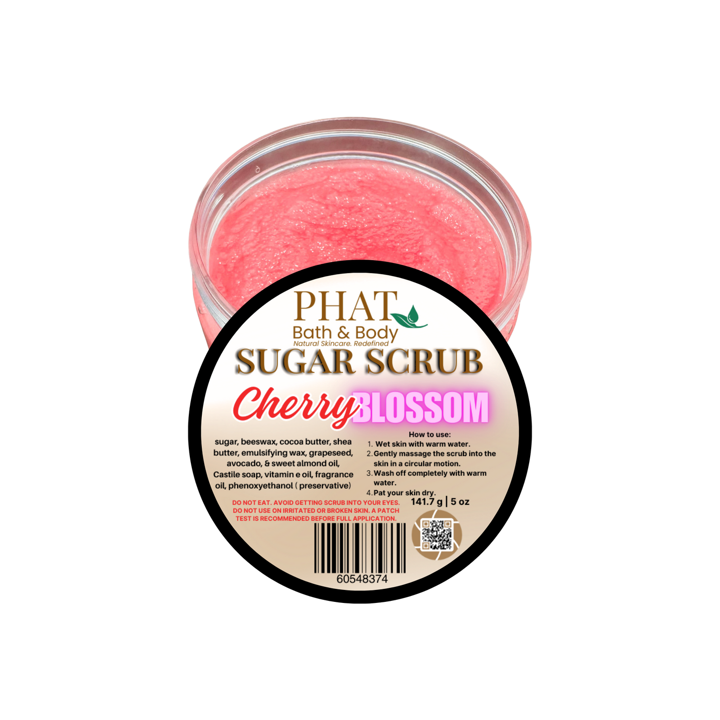 Cherry Blossom Sugar Scrub - 5 oz