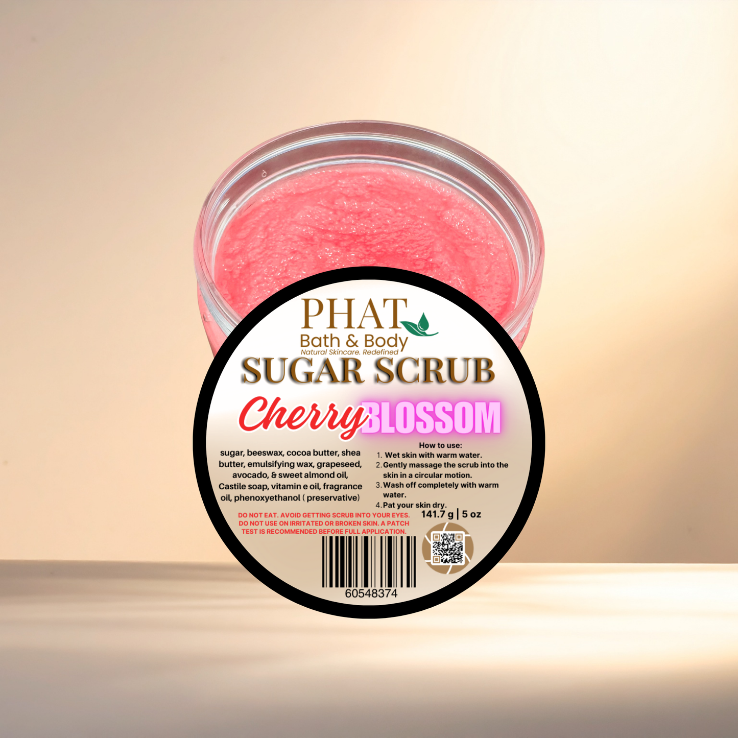Cherry Blossom Sugar Scrub - 5 oz