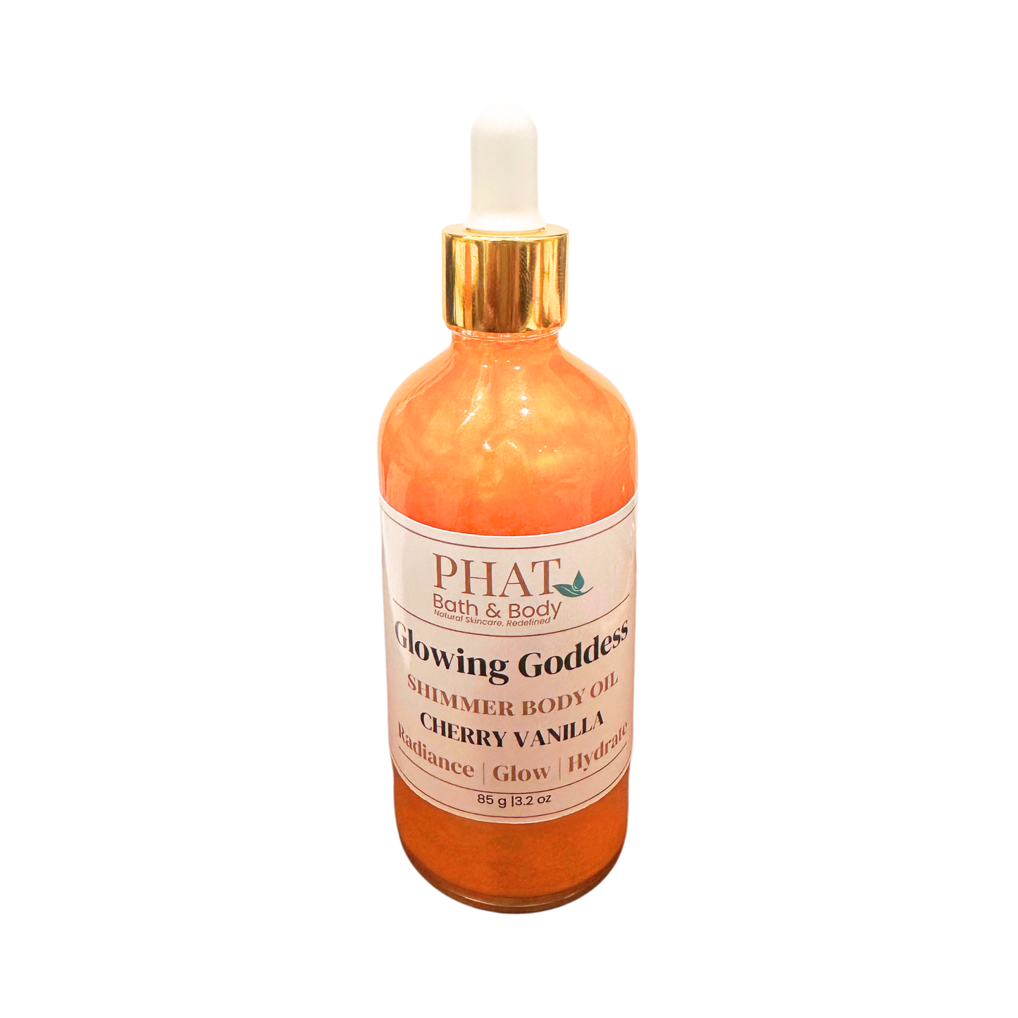 Cherry Vanilla Glowing Goddess Shimmer Body Oil - 3.17 oz