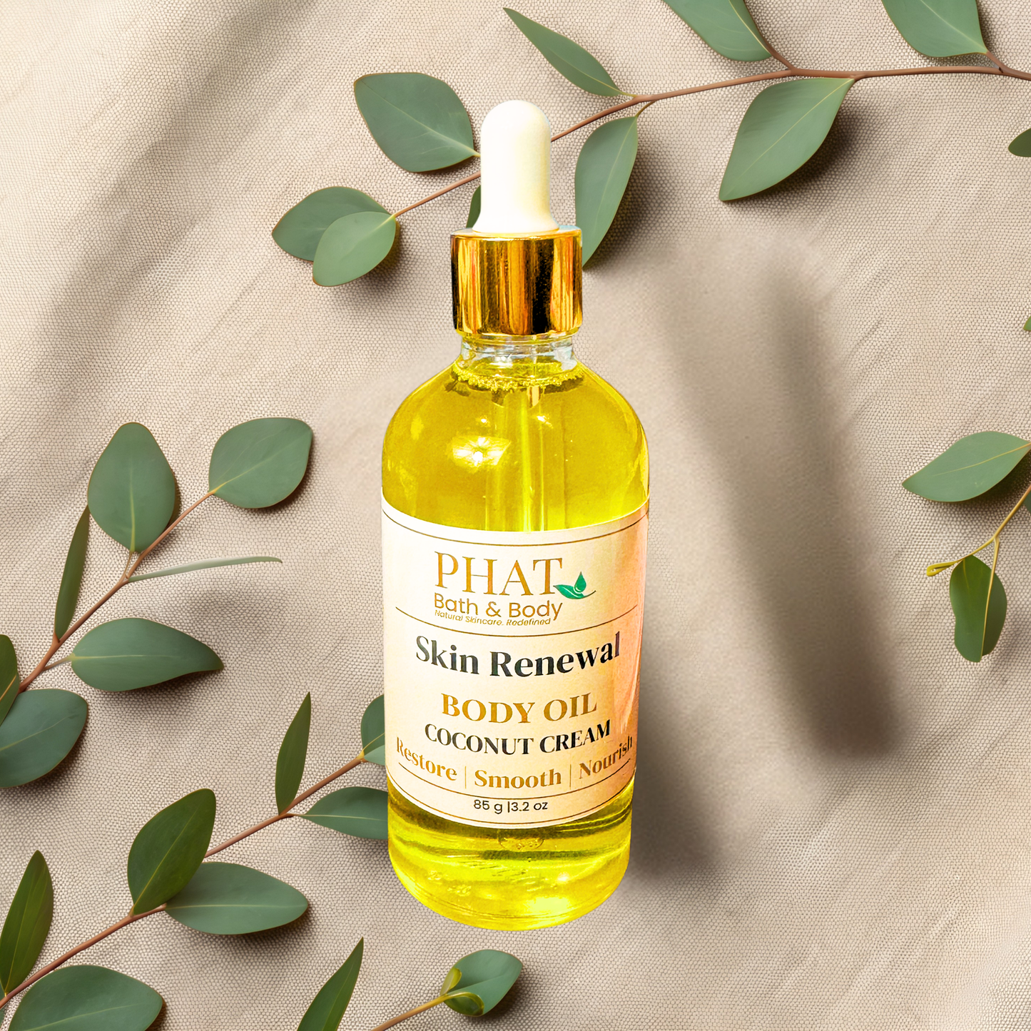 Coconut Cream Skin Renewal Body Oil - 3.17 oz