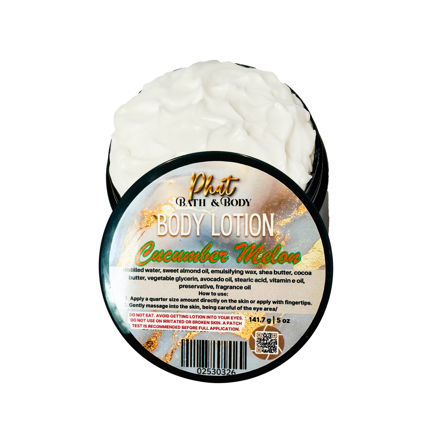 Cucumber Melon Organic Moisturizing Body Lotion with Shea & Cocoa Butter | 5 oz