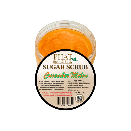 Cucumber Melon Sugar Scrub - 5 oz
