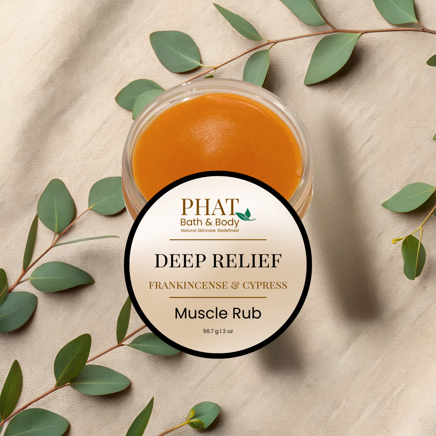 Deep Relief Muscle Rub – Frankincense & Cypress