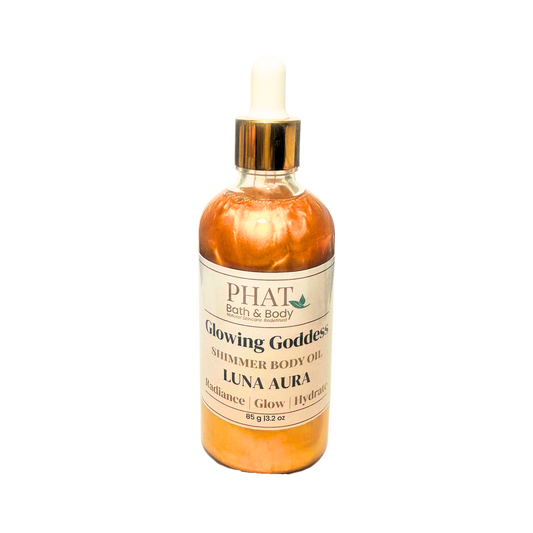 Luna Aura Glowing Goddess Shimmer Body Oil - 3.17 oz