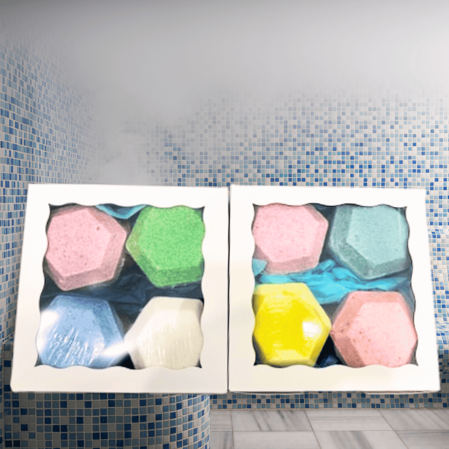 Aromatherapy Shower Steamers Gift Box in Assorted Scents - Qty 8