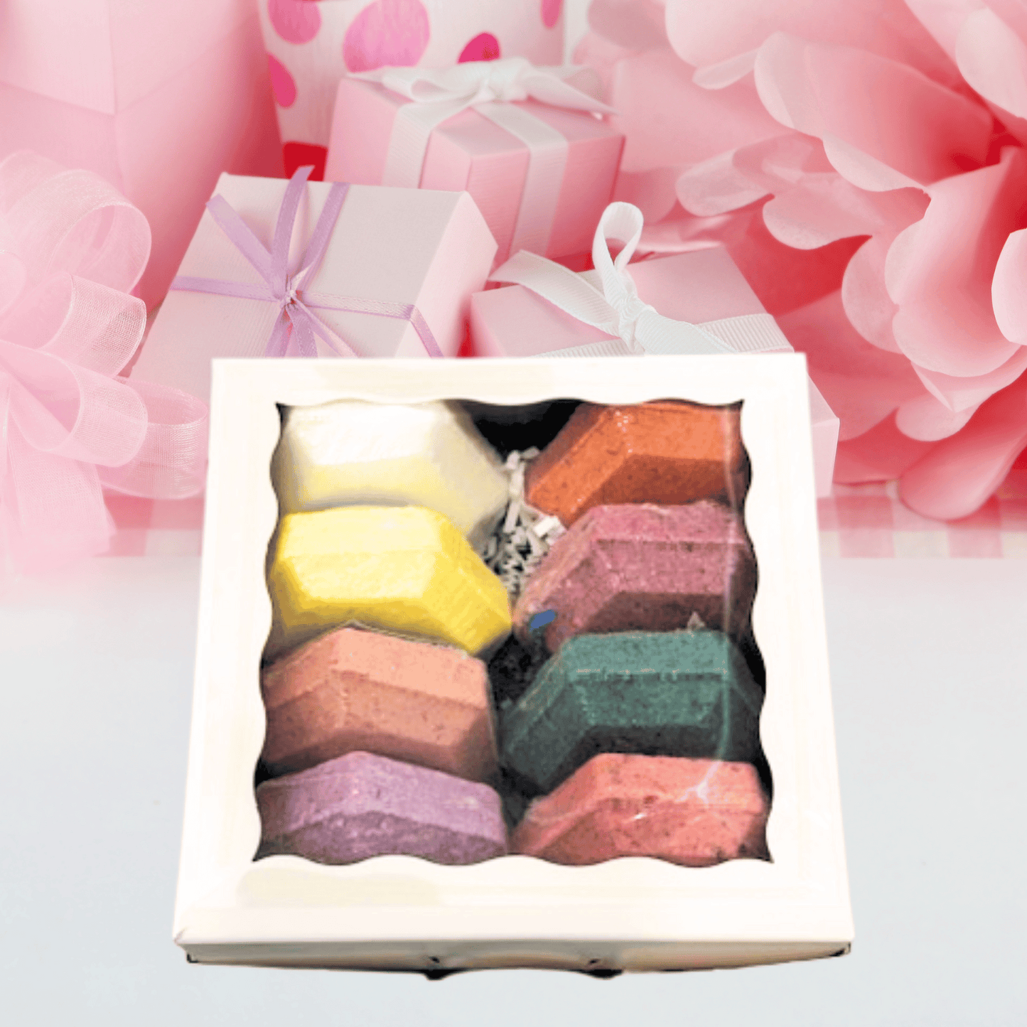 Aromatherapy Shower Steamers Gift Box in Assorted Scents - Qty 8