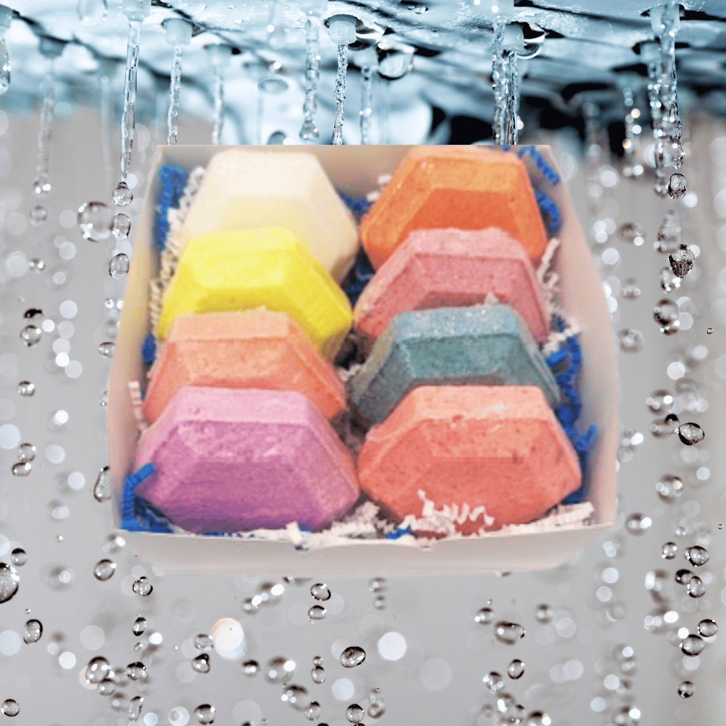 Aromatherapy Shower Steamers Gift Box in Assorted Scents - Qty 8