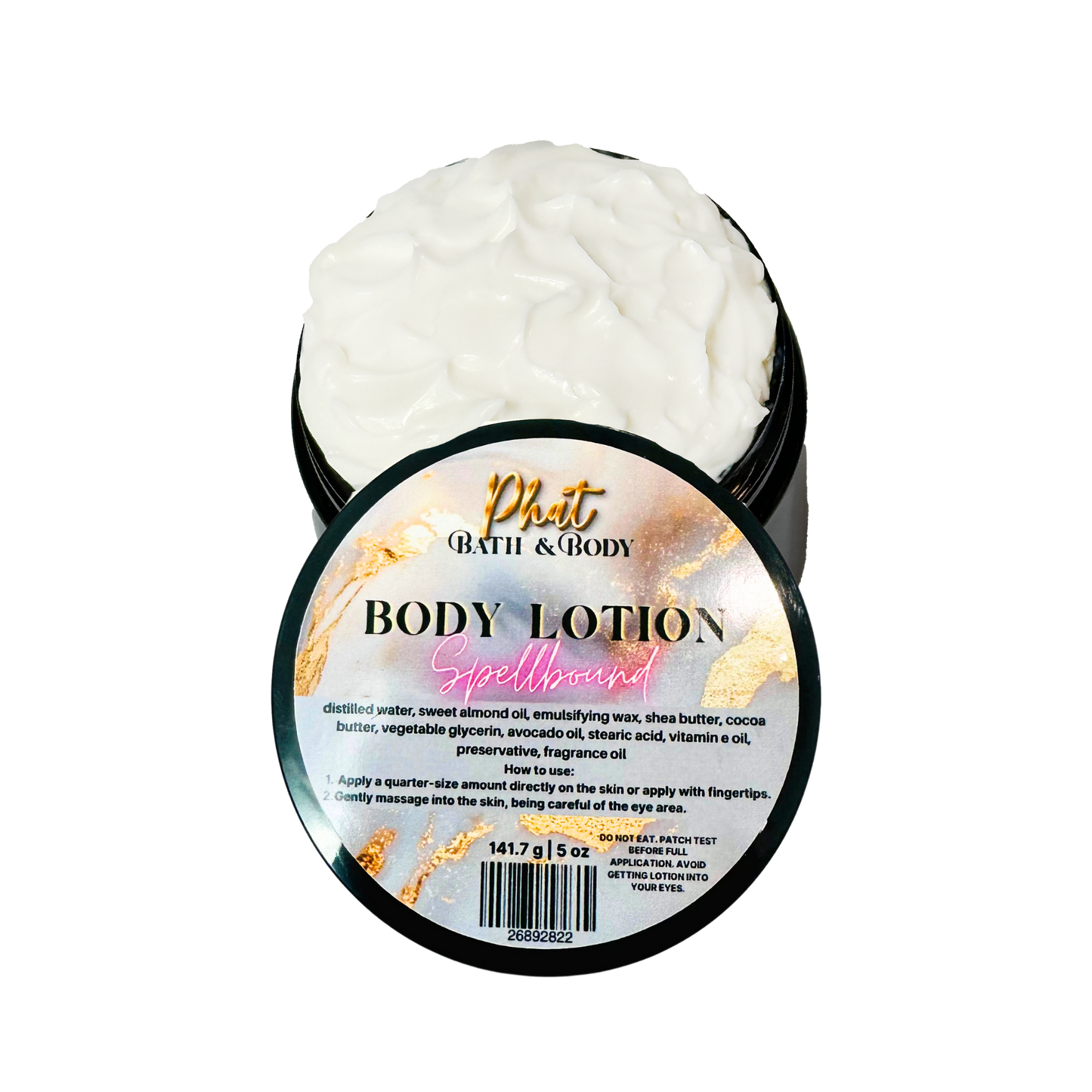 Spellbound Organic Moisturizing Body Lotion with Shea & Cocoa Butter Love Spell Type | 5 oz