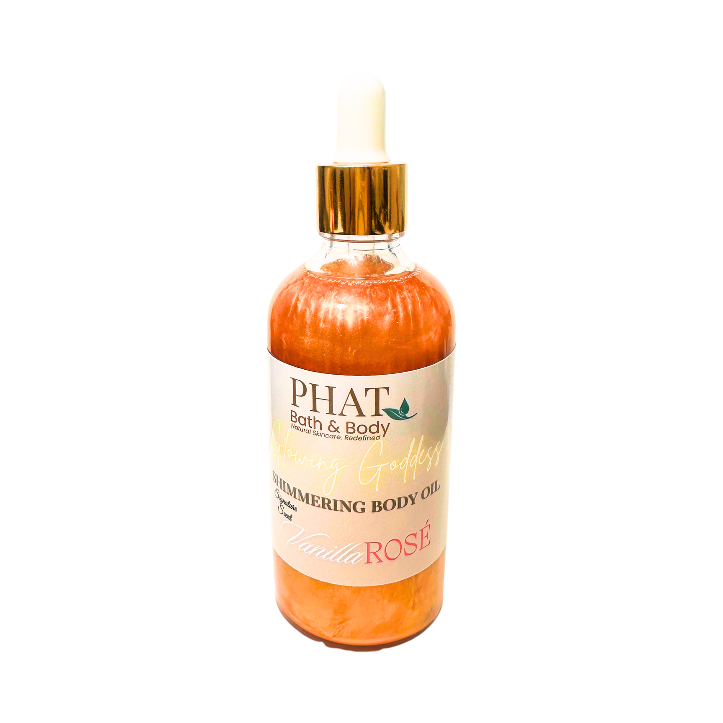 Vanilla Rosé Glowing Goddess Shimmer Body Oil - 3.17 oz