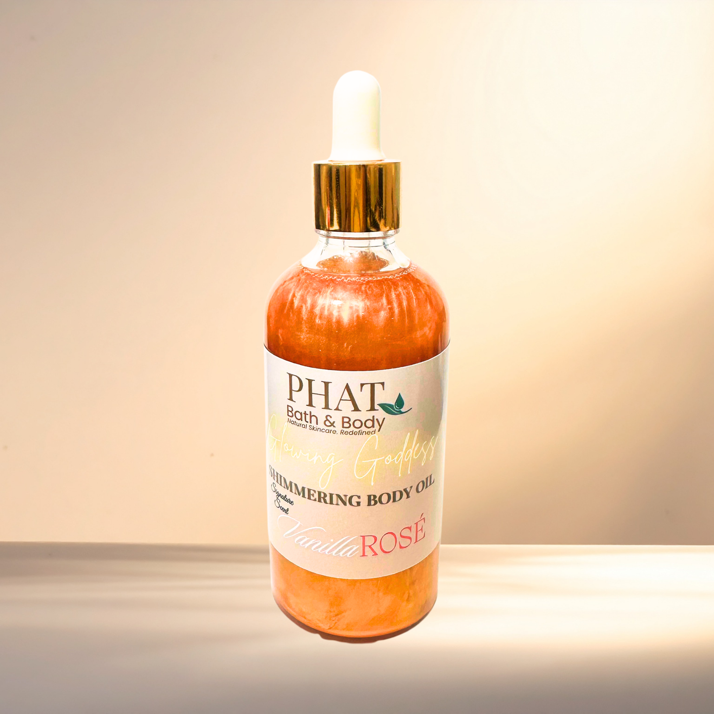 Vanilla Rosé Glowing Goddess Shimmer Body Oil - 3.17 oz